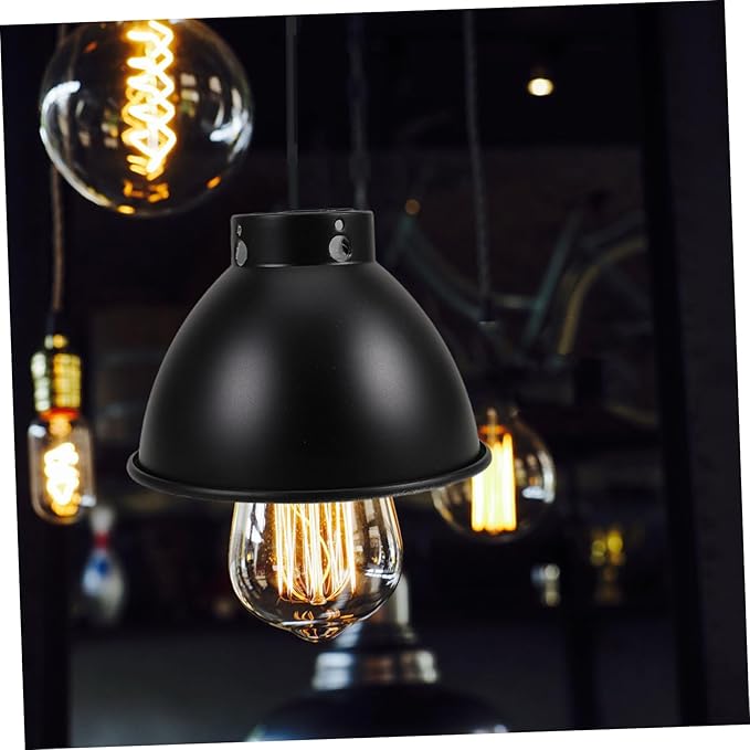 TOYANDONA Reptile Terrarium Lamp Cover Heat Resistant Dome Shade for Optimal Light and Heat Distribution Durable Metal Design for Reptile Habitats