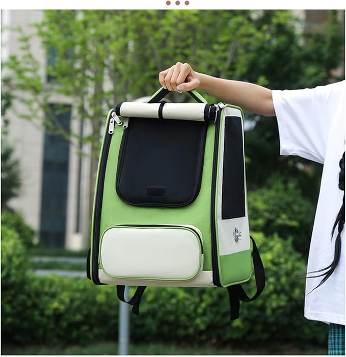 Comfortable Bird Transport Backpack for Outdoor Adventures Including Removable Tray and Feeding Cup Fashionable Bird Carrier