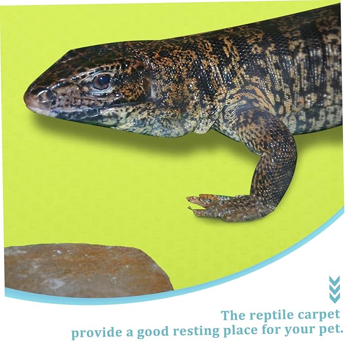 BESPORTBLE 200m Reptile Carpet for Bearded Dragons Snakes and Lizards Soft Terrarium Mat for Reptile Tanks Lightweight and Easy to Carry Bedding for Tortoises and Leopard Geckos