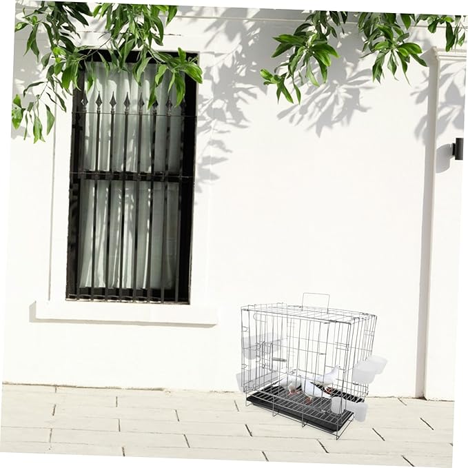 SUPVOX Pigeon Breeding Cage with Antiescape Features Portable Nest Box for Finches Canaries and Parrots Easy to Clean Travel Carrier for Home and Outdoor Use