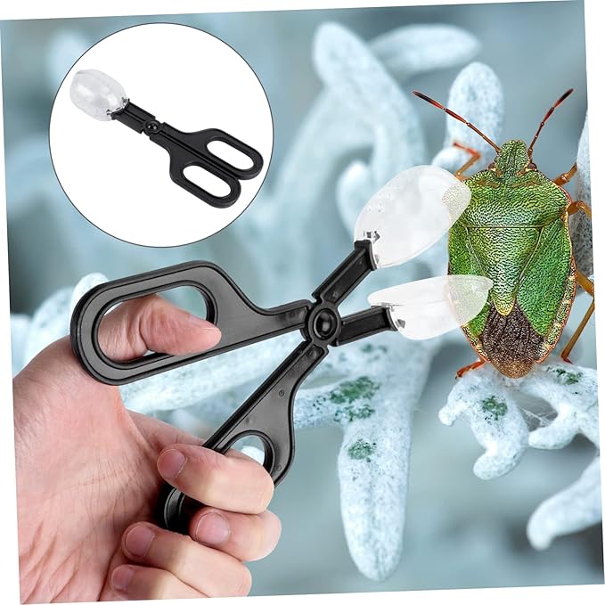 TOYANDONA 3pcs Reptile Feeding Clip Set Adjustable Plastic Feeding Clamp for Mealworm Breeding and Cleaning Tools Suitable for Lizard and Other Reptile Care
