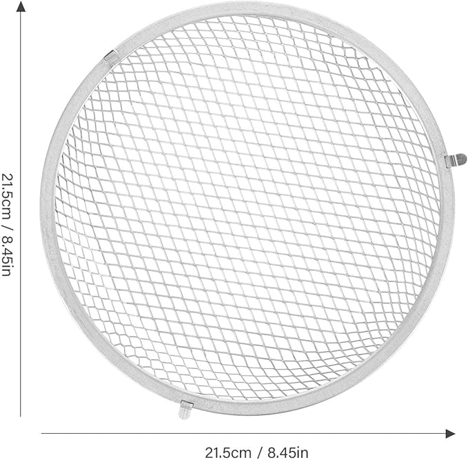 POPETPOP Reptile Heat Lamp Cover Iron Mesh - Scald Lampshade Reptile Protection Heater Lamp Guard for Pet Snake Lizard Turtle