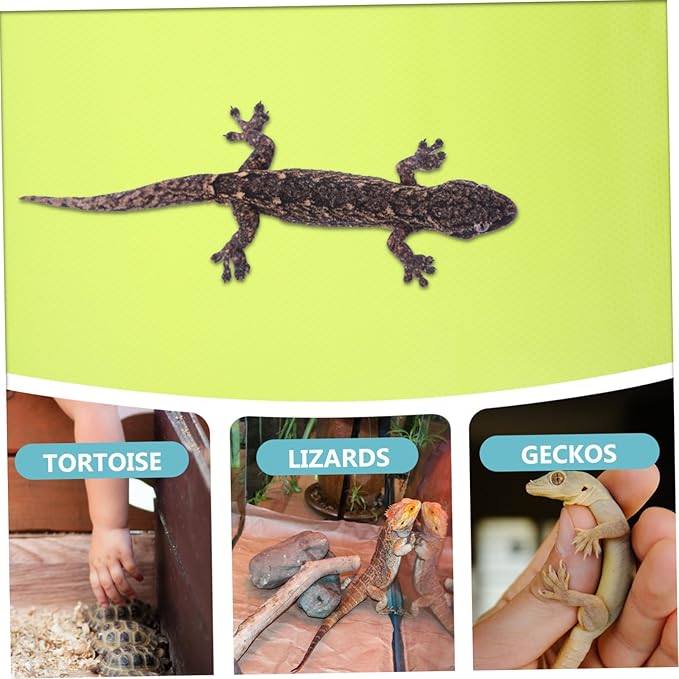 Reptile Carpet Terrarium Liner Non-Absorbent Substrate Mat for Leopard Gecko Bearded Dragon Tortoise Lizard Tank Bedding Easy-Clean Reptile Pet Accessories