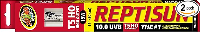 DBDPet 's Bundle with Zoomed Reptisun 12" 10.0 UV-B T5HO 15w - Includes Attached Pro-Tip Guide