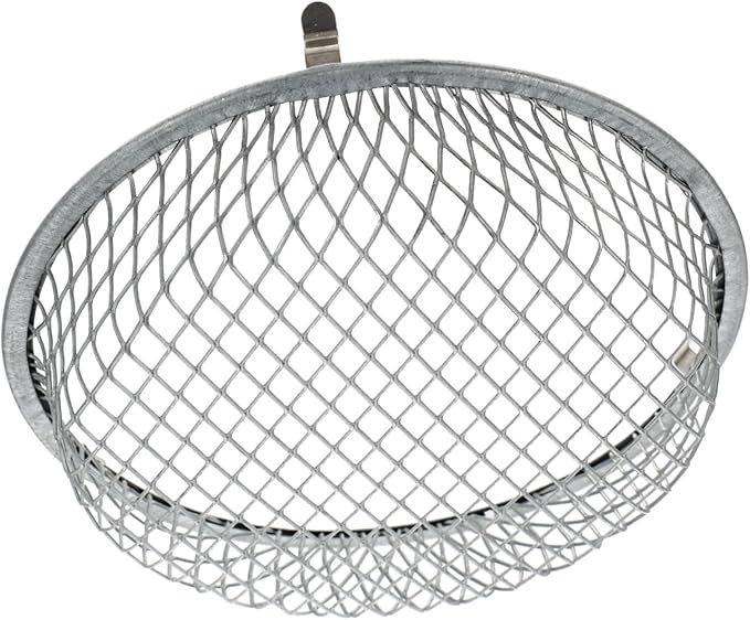 Abaodam Reptile Heating Lamp Shade Mesh Cover Sturdy Scald Protective Cover for Day Night Lamps Easy Installation Efficient Heat Dissipation for Safe