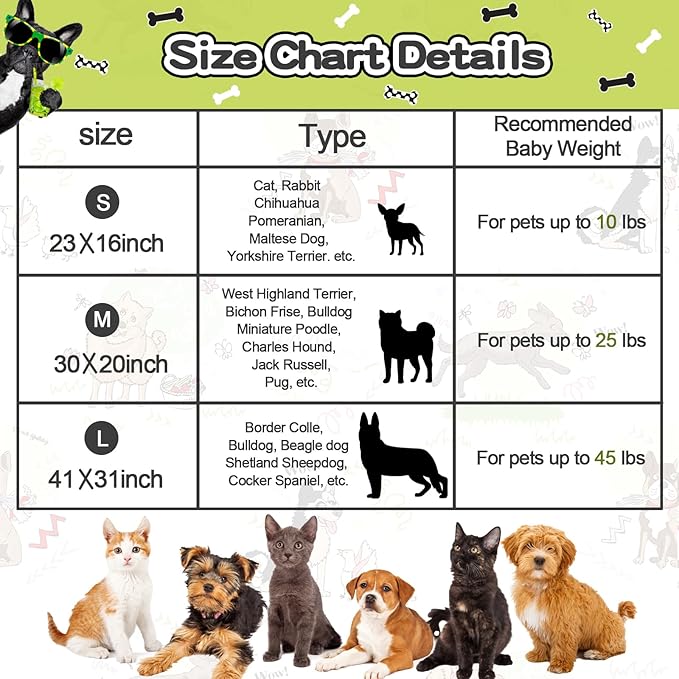 Rezutan Dog Blankets for Medium Dogs, Upgraded 3 Pack Dog Cat Blanket Washable, Soft Pet Mat Throw Cover Suitable for Kennel Crate Bed, Cute Paw Pattern, 30"x20", Grey