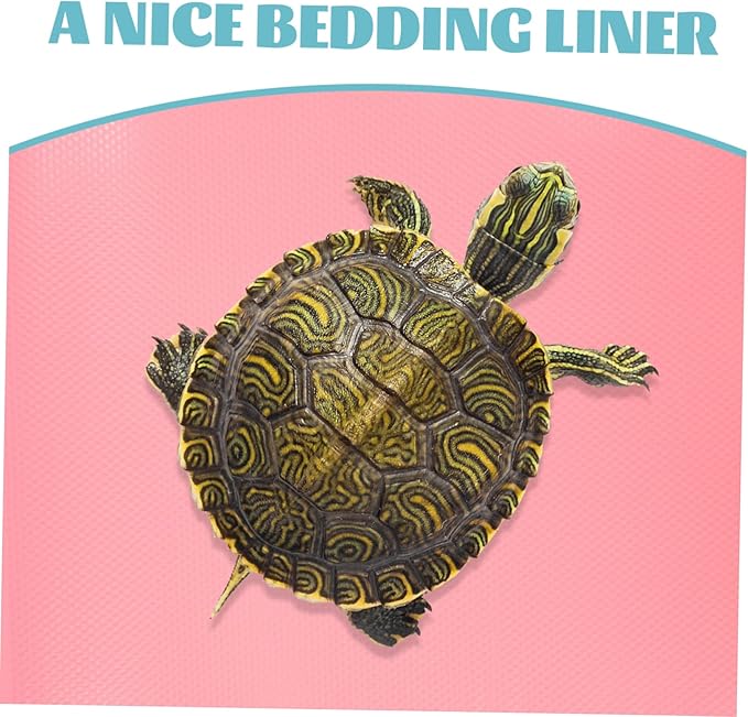 Milisten Reptile Carpet for Bearded Dragon Gecko Lizard Snake Non-Adhesive Terrarium Liner Mat Sturdy Substrate Bedding for Reptile Tank Accessories 2ft x 1ft Size