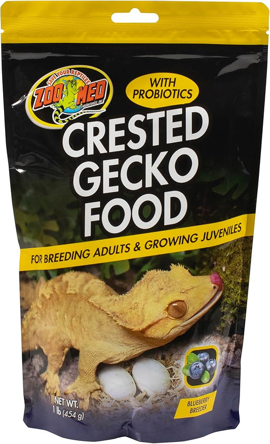 Zoo Med Crested Gecko Food - Blueberry Breeder - 1 lb