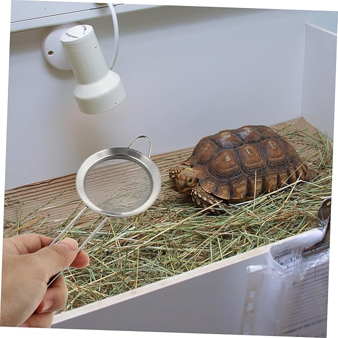 HANABASS 2pcs Stable Bedding Shovel Reptile Litter Scoop Feces Sifting Sand Shovel Sand Rake for Beach Reptile Box Accessory Safe No Smell Design