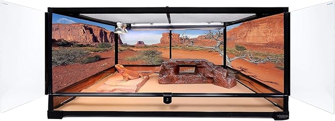 Carolina Custom Cages, 36Lx24Wx18H Large Deep Terrarium; Easy Assembly
