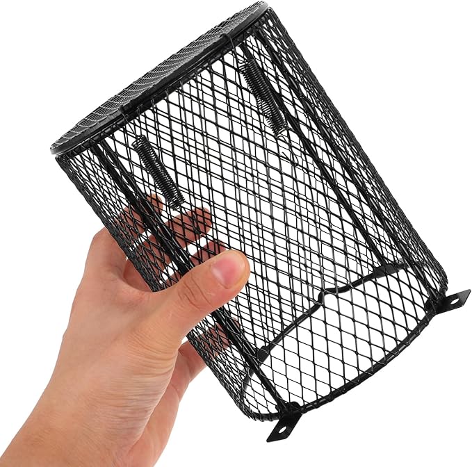 Reptile Heat Lamp Grille Cover for Leopard Gecko Removable Lampshade Ceramic Enclosure Cage Heater Guard Pet Reptile Lampshade