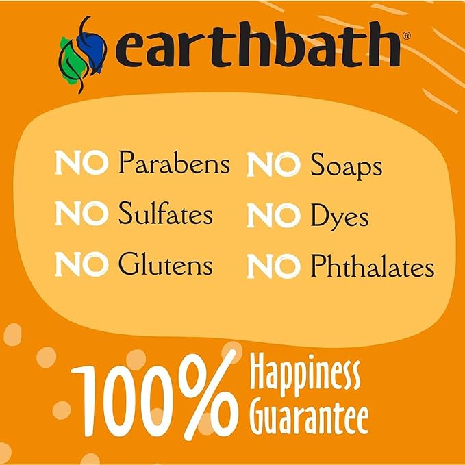 earthbath Hypo-Allergenic Grooming Wipes - Fragrance Free Aloe Vera, Vitamin E, Gentle on Sensitive Skin, Good for Dogs & Cats - Handily Clean Your Pets' Dirty Paws & Undercoat - 100 Count, Pack of 1