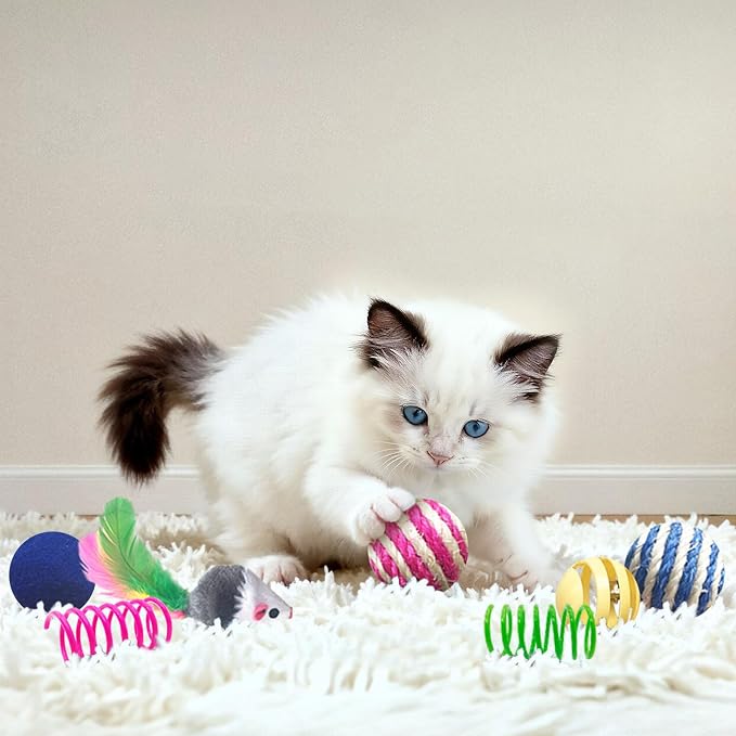 Cat Toys for Indoor Cats, 35 Packs Interactive Cat Toys Set for Kitten - Image 6