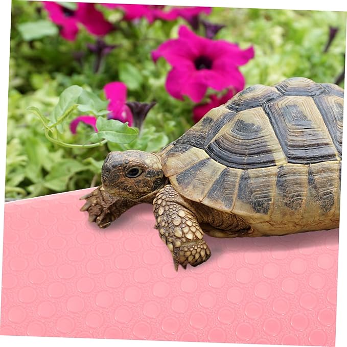 COLLBATH Reptile Carpet Terrarium Bedding Mat for Bearded Dragon Snake Gecko Tortoise Non-Absorbent Substrate Liner Easy-Clean and Reptile Tank Accessory