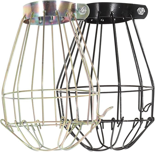 VICASKY 2pcs Reptile Heating Lamp Shade Scald Mesh Guard Reptile Box Lamp Cover Pet Box Light Cover Efficient Heat Dissipation