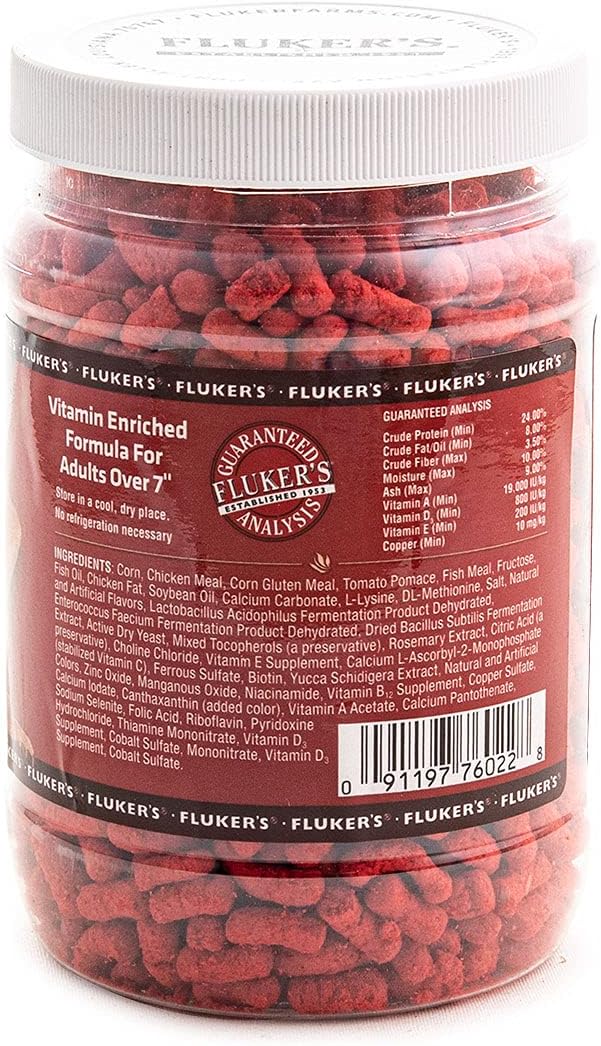 Fluker's Bearded Dragon Food, For Adult Bearded Dragons, Pellet Diet Rich in Protein, Fats, Vitamins, and Minerals, 3.4 oz