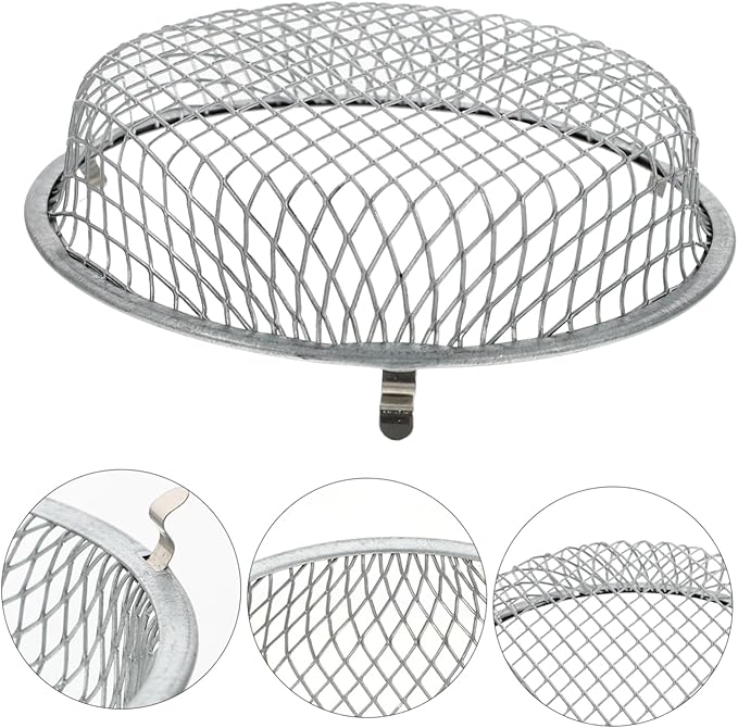 Abaodam Reptile Heating Lamp Shade Mesh Cover Sturdy Scald Protective Cover for Day Night Lamps Easy Installation Efficient Heat Dissipation for Safe