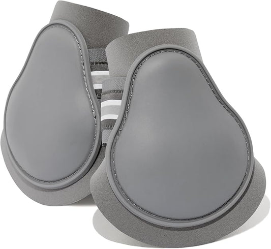 HORZE Adepto Fetlock Boots - Steel Grey - Pony
