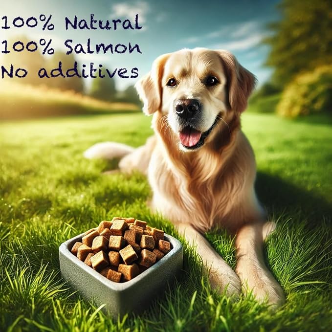 Freeze Dried pet Treats (7oz, Salmon) Thoughtfully Crafted to Satisfy Multiple Types of Animal Companions.