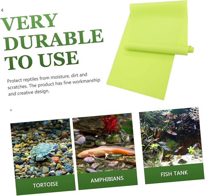 2pcs Reptile Mat for Terrarium Bedding and Comfortable Habitat Pad for Tortoises Lizards and Climbing Pets