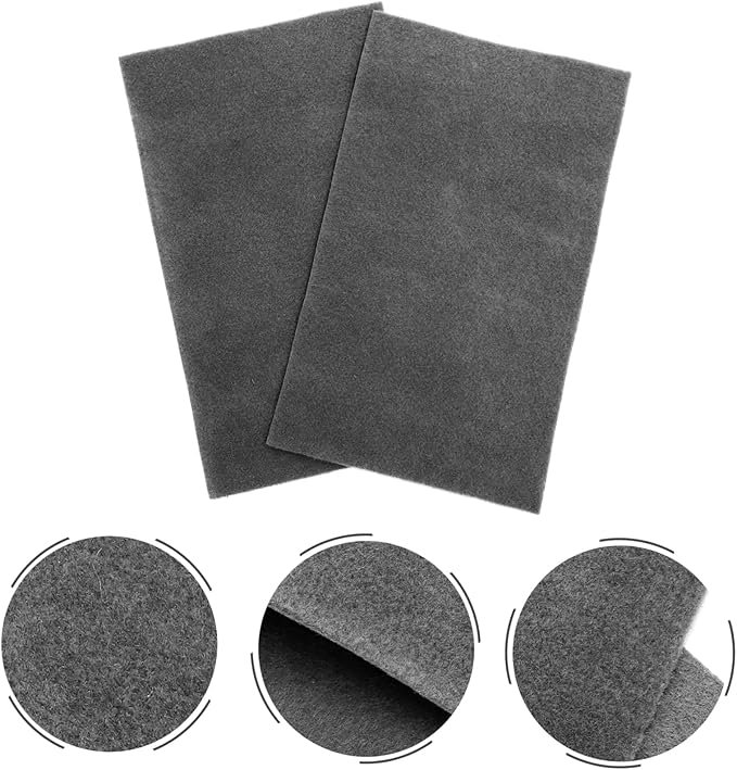 2pcs Absorbent Reptile Mat Tortoise Bedding Breathable and Comfortable Carpet for Lizards Snakes and Geckos Gray for Terrarium Decor