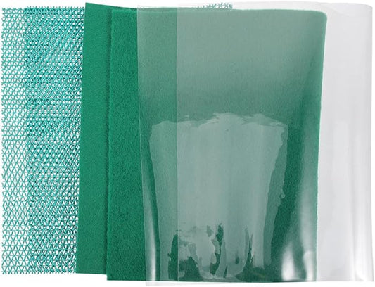 SEWACC Reptile Carpet Mat Moisture Absorbent Bedding for Tortoise and Lizard Terrariums Heat Preservation Substrate Protector for Pet Enclosures Green