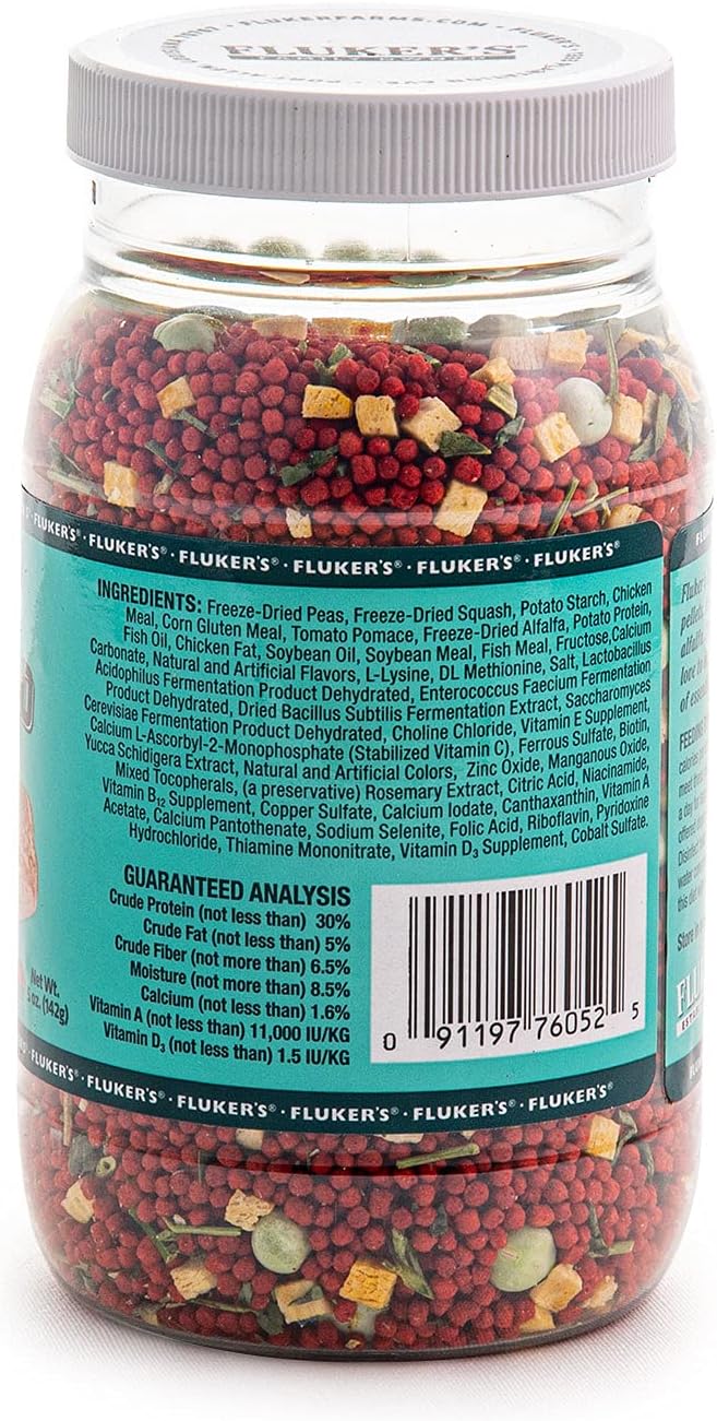 Fluker's Buffet Blend Juvenile Bearded Dragon Diet, Veggie Variety, 5 oz (Pack of 2)