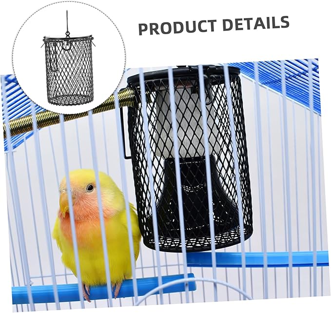 UPKOCH Craft Lamp Mesh Cover for Reptile Heating Light Protective Lampshade for Reptile Crawler Living Box Easy to Install Box Lamp Cover for Safe Heating