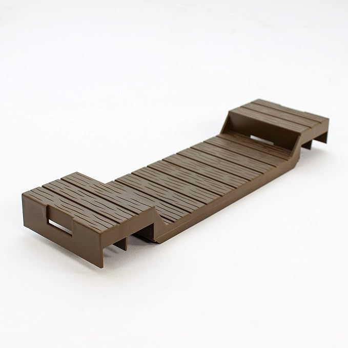 Penn-Plax Reptology Aquatic Turtle Pier and Basking Platform | Floating Above Tank | Decorative, Functional, and Naturally Inspired for Aquariums and Terrariums | Large Size (REP603)