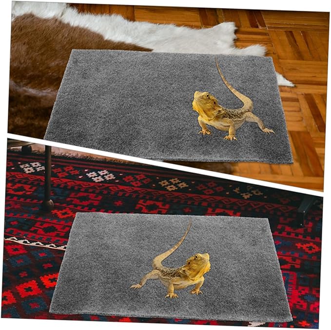 BESPORTBLE 3PCS Reptile Carpet Mat Water Absorbent Substrate for Tortoise Gecko Lizard Bearded Dragon Terrarium Bedding for Reptile Habitat