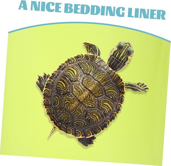 Happyyami 200m Crested Gecko Tank Accessories Reptile Carpet Mat for Bearded Dragon Snake Lizard Tortoise Terrarium Liner