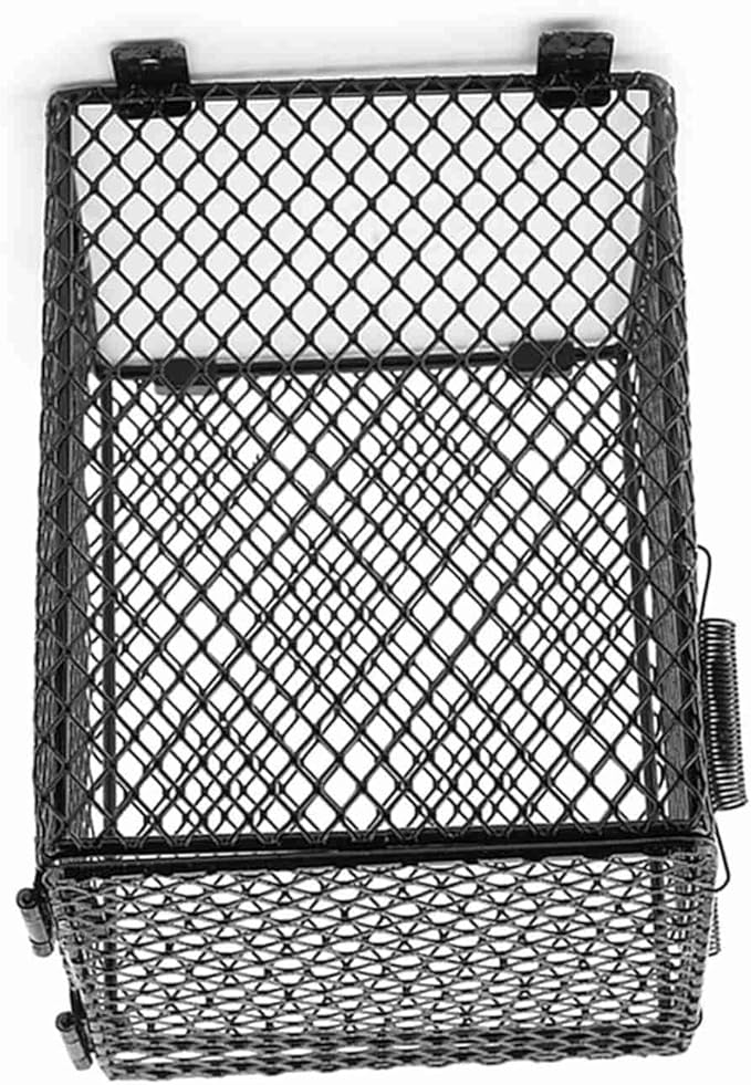 Reptile Anti-Scald Lamp, Mesh Cover, Durable Heating Shade for Ceramic Bulb Day and Night, Suitable for Reptile Owners (Square)