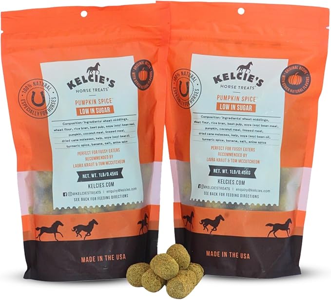 Horses Treats - Low Sugar, Starch, and Carbohydrates | Healthy Treats for Horse Supports Superior Digestion 2 Pounds (Pack of 2)