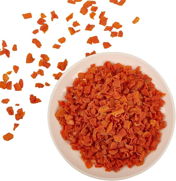 All-Natural Dried Carrot Treats for Small Pets, Healthy Snack for Rabbits, Chinchillas, Guinea Pigs, Hamsters and Herbivores(1.5lb, Pack of 1)