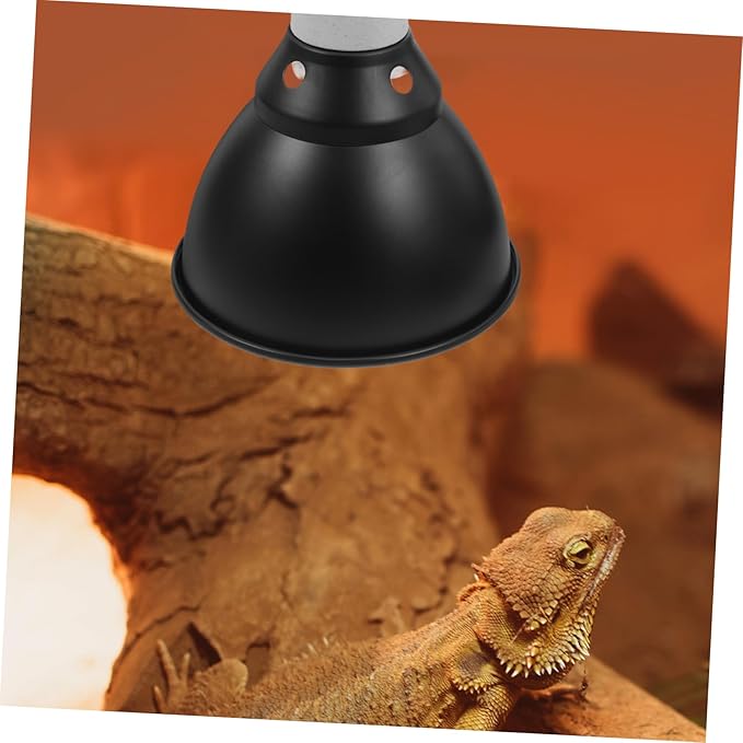 BESPORTBLE Reptile Heat Lamp Fixture with Ceramic Heat Emitter for Bearded Dragons Turtles Snakes and Lizards for Terrarium and Basking Needs