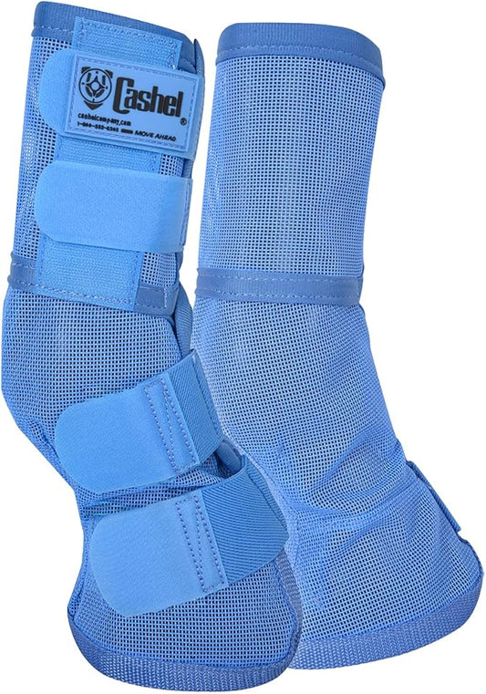 Cashel Crusader Horse Leg Guard Fly Boots 3, Blue, Horse, (CASC-LG3)