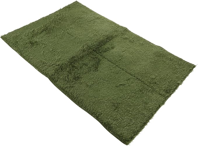 Reptile Carpet Liner for Tortoises and Lizards Reusable Decorative Mat for Terrariums Non-Adhesive Substrate for Reptile Cages Easy to Clean Moisture Retaining Bedding