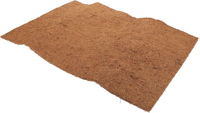 KESYOO Natural Coconut Fiber Reptile Mat Terrarium Bedding for Lizard Turtle Gecko Breathable Easy to Strong Permeability Pet Bedding