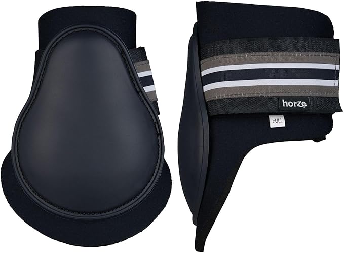 HORZE Adepto Fetlock Boots - Dark Navy - Horse