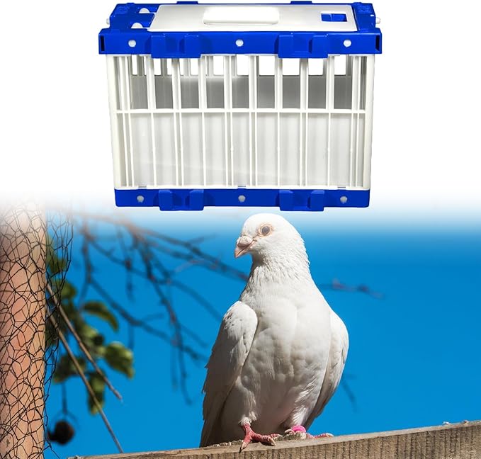 Foldable Bird Cage Carriers for Racing Pigeons Parrots Outdoor Exercise Spliceable Bird Cage