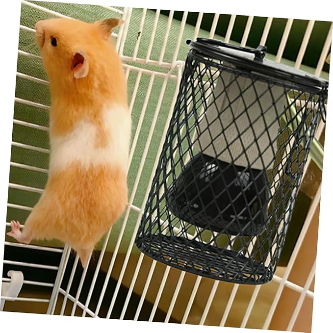 ORFOFE 2Pcs Bird Heat Lamp Shade Reptile Heat Lamp Mesh Cover Scalding Protective Cover for Pet Heating Lamps Easy to Install Durable Construction for Birds Turtles and Lizards