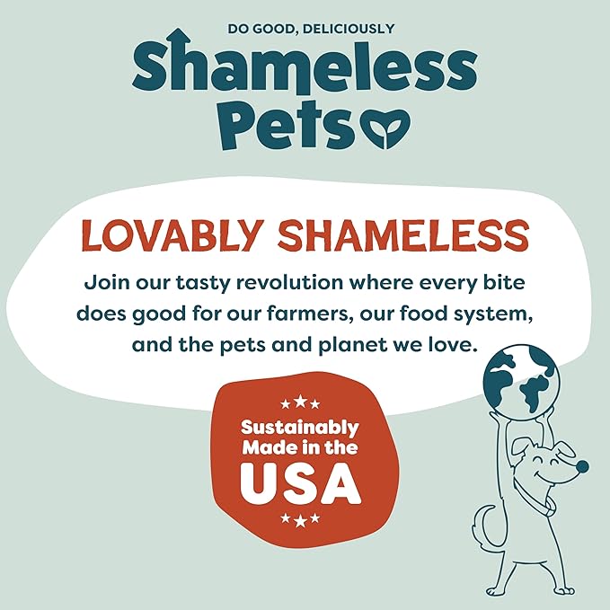 Shameless Pets Jerky Dog Treats, Variety 4-Pack – Healthy Chews with Salmon & Duck – Natural Dog Treats with Real Ingredients – Grain, Corn & Soy Free