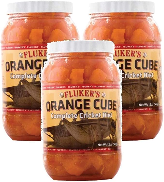 Fluker's 12 oz Orange Cube Complete Cricket Diet (Pack of 3)