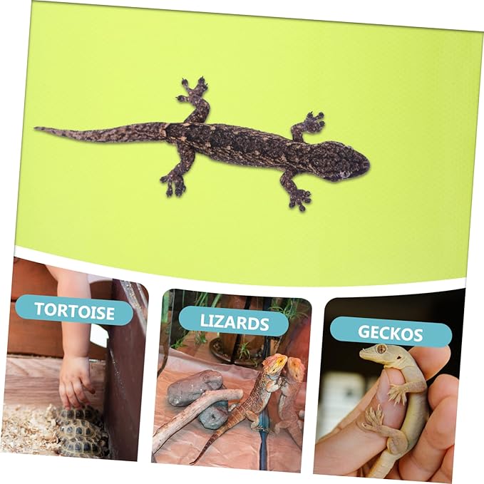 Reptile Carpet Mat for Terrarium Substrate Bedding Non- Design for Bearded Dragon Leopard Gecko More Reptile Tank Accessory