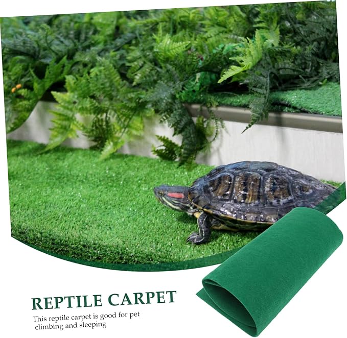 Yardwe Reptile Warm Pad Heating Mat for Tortoises Lizards Spiders for Climbing and Sleeping Safe Winter Shelter for Reptiles
