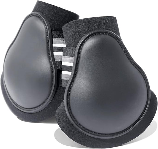 HORZE Adepto Fetlock Boots - Black - Pony