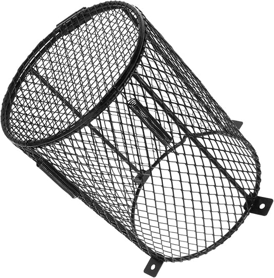 Cabilock Ceramic Heat Lamp Shade Reptile Cage Heating Lamp Guard for Mesh Cover for Reptile Supplies