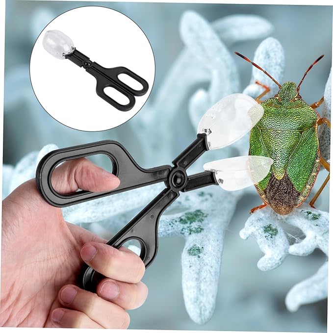 Kisangel 3Pcs Reptile Feeding Clip Flexible Insect Feeding Cleaning Tool for Crickets for Lizard Reptile Care