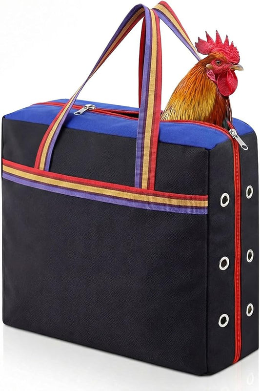 Gilprop Single Compartment Cage for Transporting Roosters, Galponeras Bolsa Jaulas para Gallos De Pelea, Maleta Cargador Carrier Case Chicken Crates Travel Competition Canvas Bag Fighting