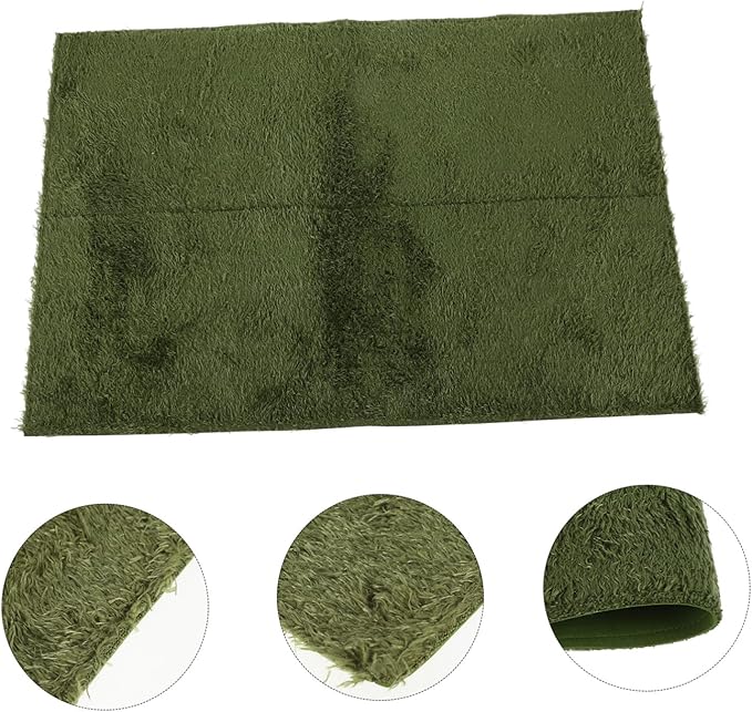 Reptile Terrarium Carpet Mat Liner Supple Breathable Reptile Cage Bedding for Snakes Lizards Tortoises Moisture Resistant Pet Habitat Substrate